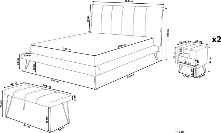 Actual product image Beliani Betin (180 x 200 cm)