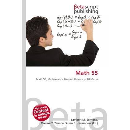 Math 55, Schulbücher von Susan F. Marseken, Lambert M. Surhone, Miriam T. Timpledon