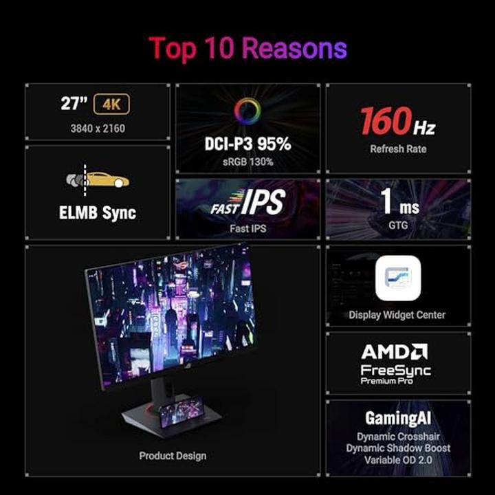 Produktbild ASUS XG27UCS (3840 x 2160 Pixel, 27")