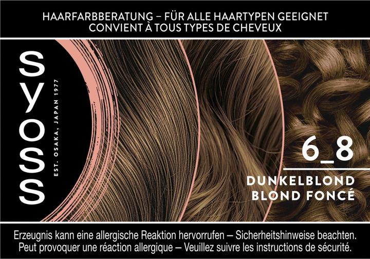 Produktbild Syoss Permanente Coloration (6-8 Dunkelblond Stufe 3)