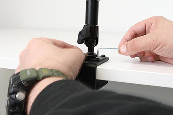 Produktbild Brodit Desktop Klemmhalterung f. Sockelhalterungen