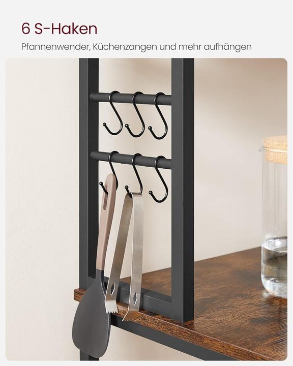 Immagine prodotto Vasagle Buffet (80 x 40 x 167 cm)