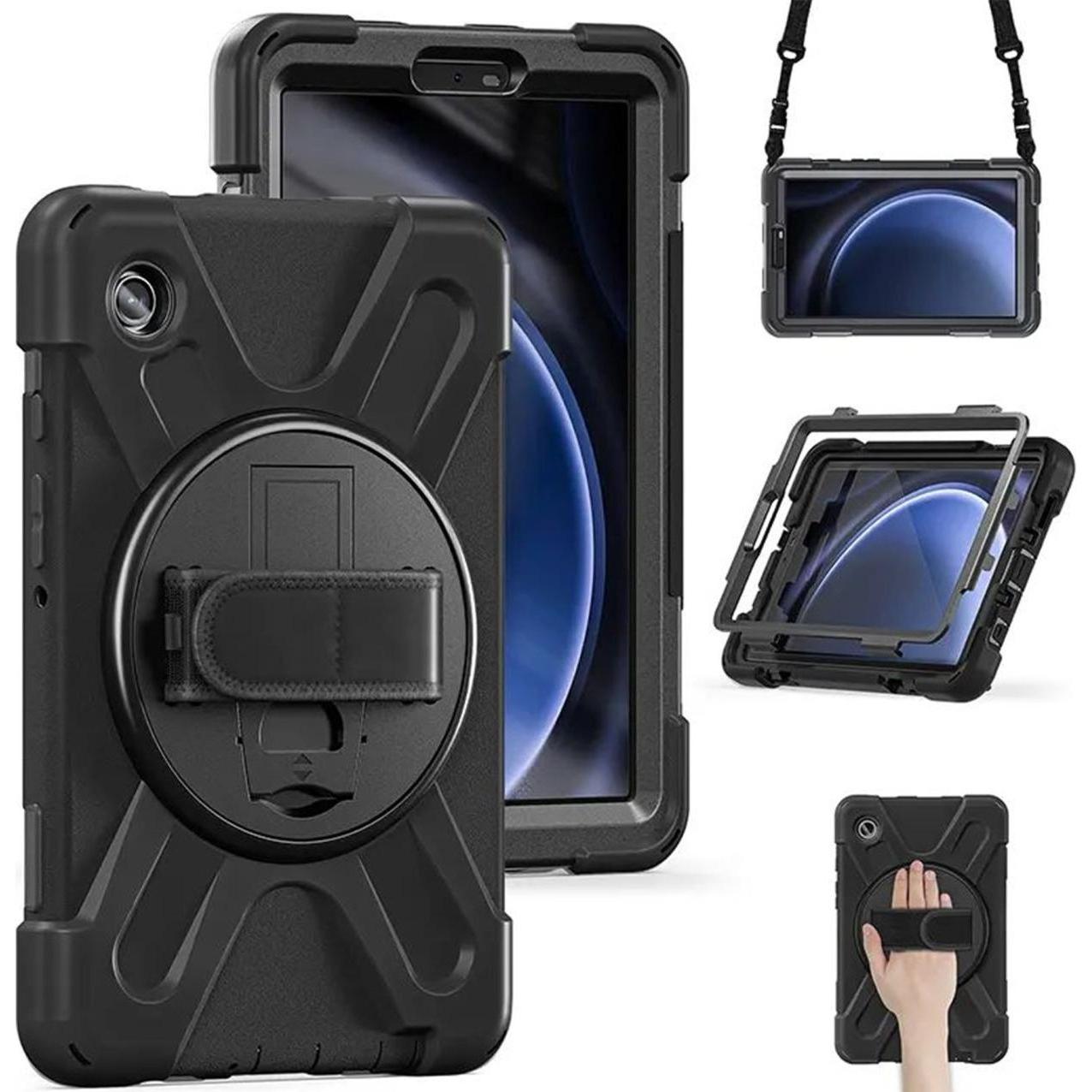 eSTUFF AUSTIN Defender Case Samsung (Galaxy Tab A9), Tablet Hülle, Schwarz