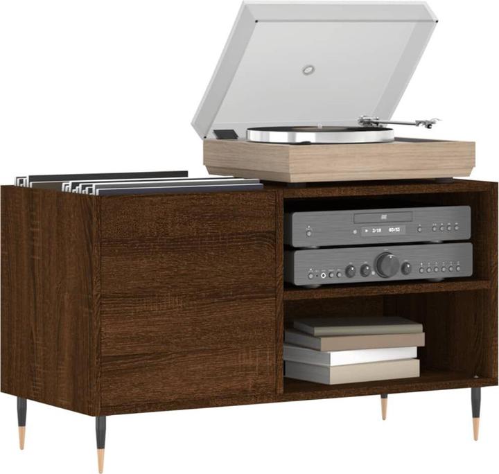 Produktbild vidaXL Plattenschrank Braun Eichen-Optik 85x38x48 cm
