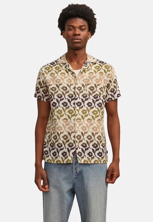 Produktbild Jack & Jones Jprbluflores Print Shirt S/S Ln (L)