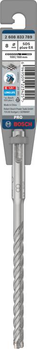 Produktbild Bosch Zubehör PRO SDS plus-5X Hammerbohrer, 8 x 100 x 160 mm (8 Millimeter)