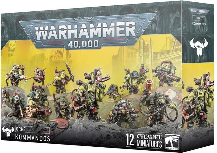 Immagine prodotto Games Workshop Warhammer 40k - Kommandos Orks (2025) (Materiale sintetico)