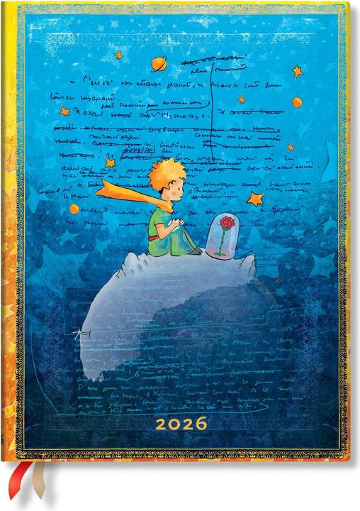 Actual product image Paperblanks PAPERBLAN Agenda Der kleine Prinz 2026 FD0696-2 1W/2S VER Ultra SC DE 18x23cm (18 x 23 cm)