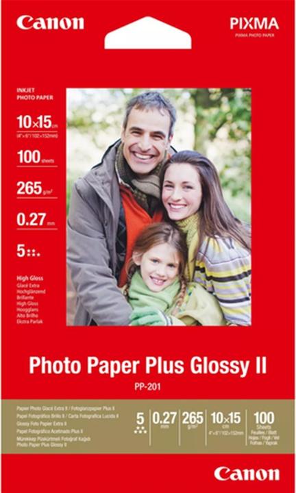 Actual product image Canon Glossy II (265 g/m², 102 x 152 mm, 100 x)