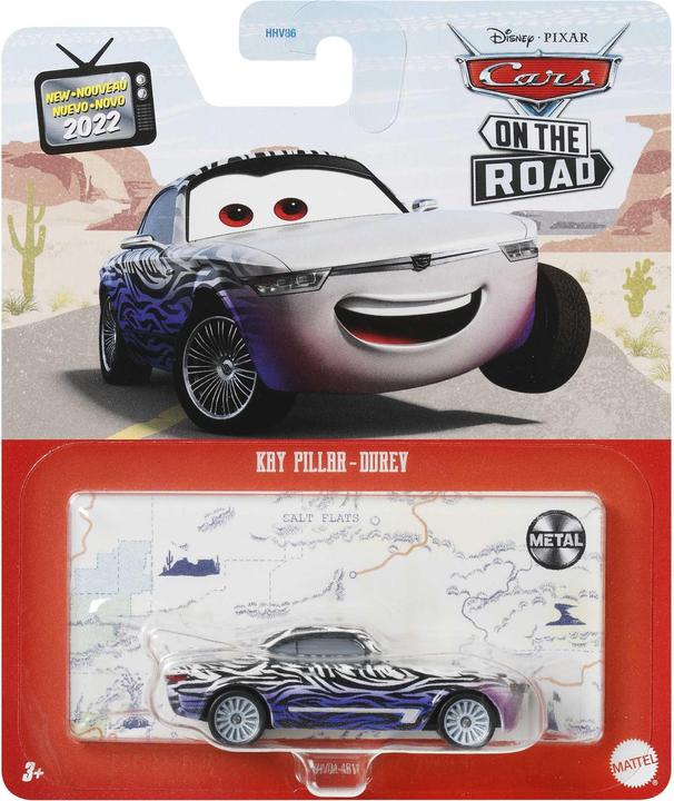 Actual product image Mattel Kay metal pillar car