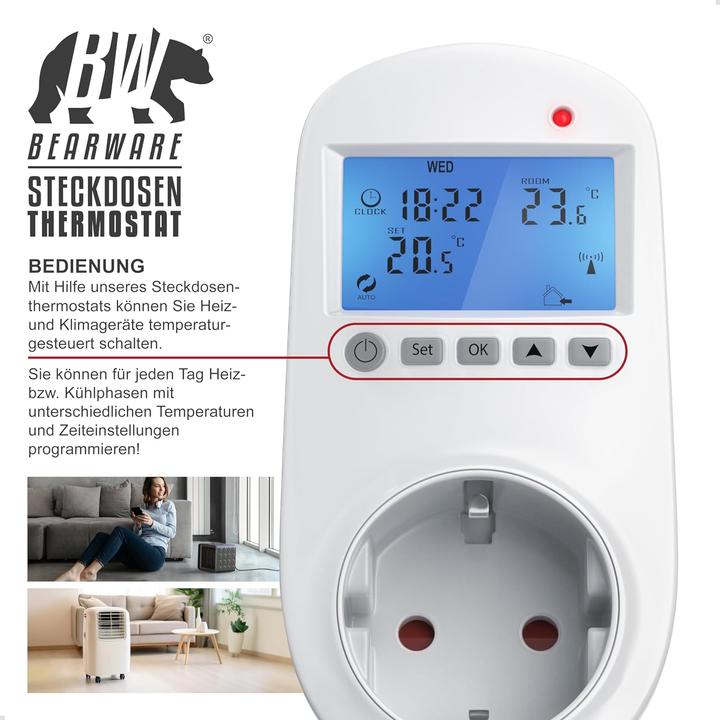 Produktbild Bearware Steckdosen-Thermostat