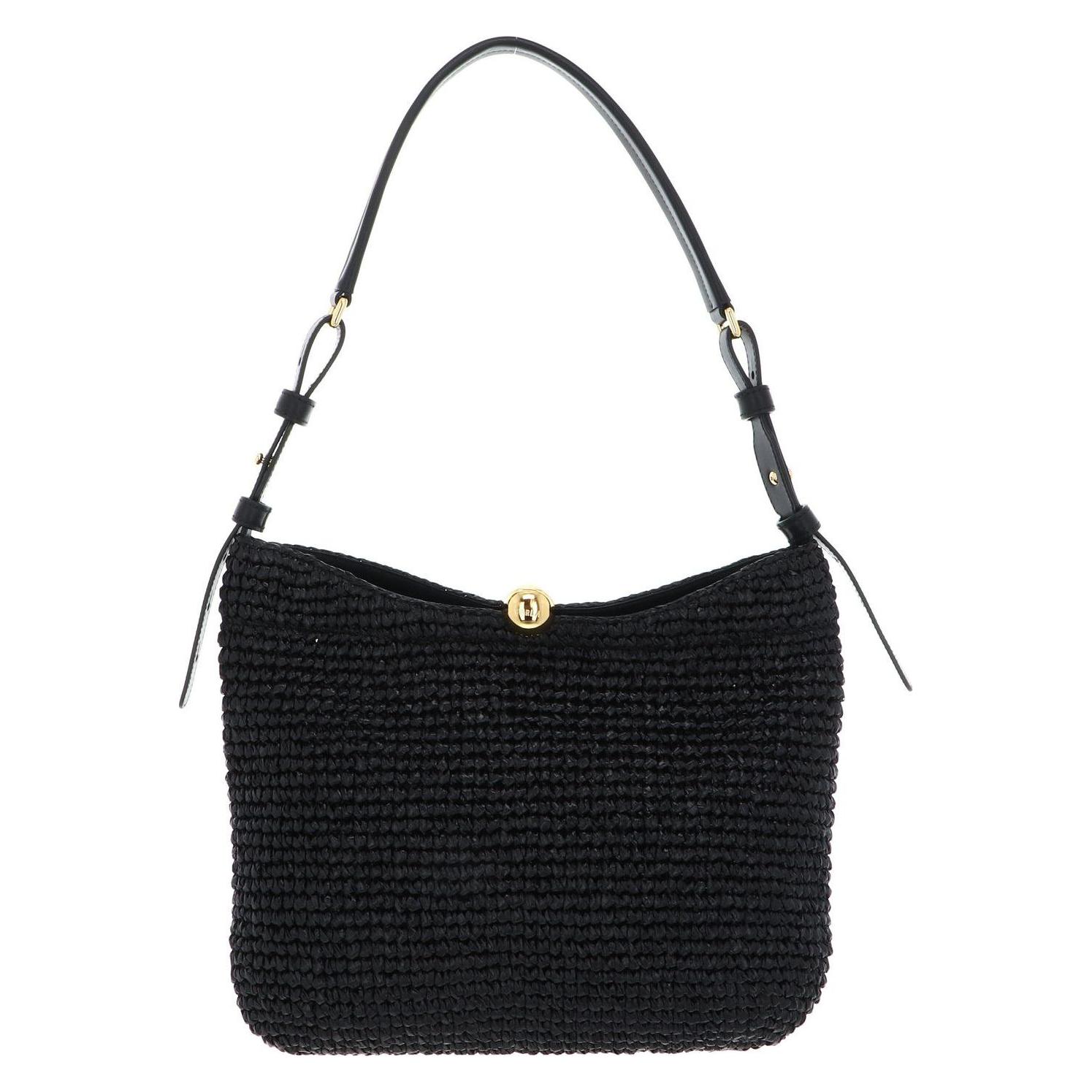 Furla, Damen, Handtasche, Sfera Soft Shoulder Bag, Schwarz