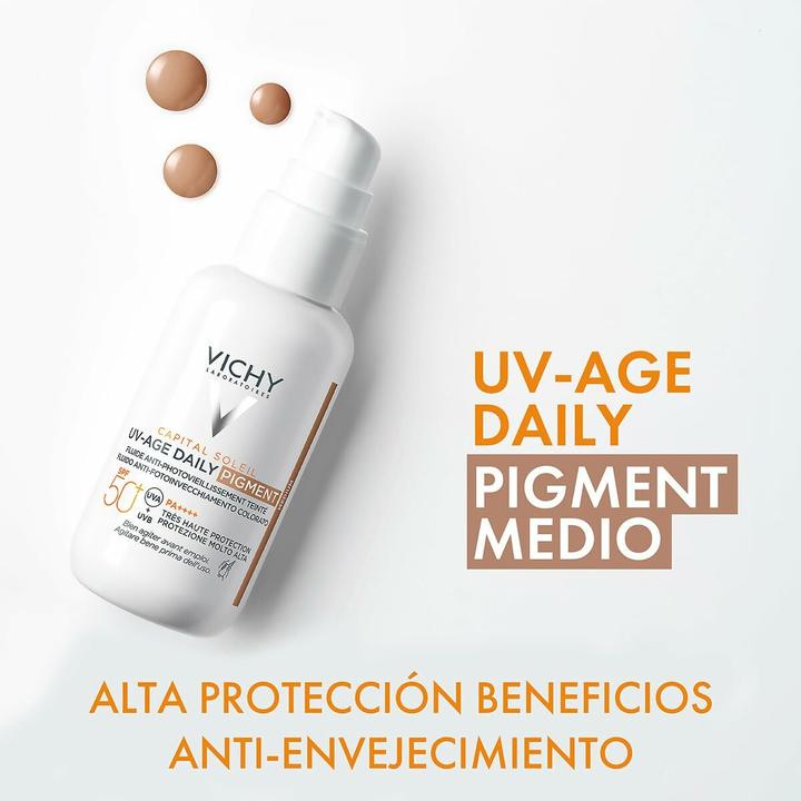 Actual product image Vichy UV-Age Daily (Sun cream face, SPF 50+, 40 ml)
