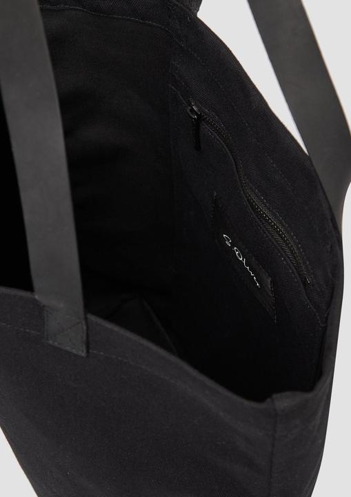 Produktbild S.Oliver Tasche Shopper mit Lederhenkeln und Label-Patch