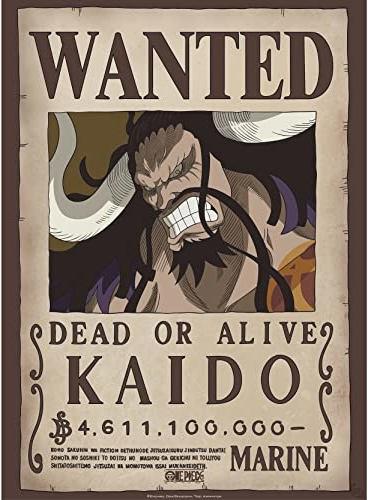Actual product image GB Eye One Piece Poster Wanted Kaido (52x38)