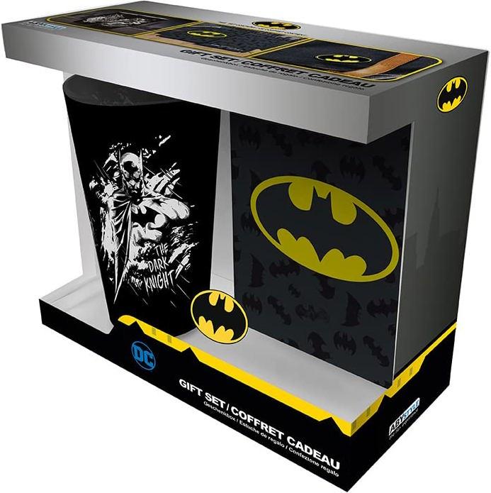 Actual product image ABYstyle DC Comics GiftSet Bicchiere/Badge/Notebook Batman