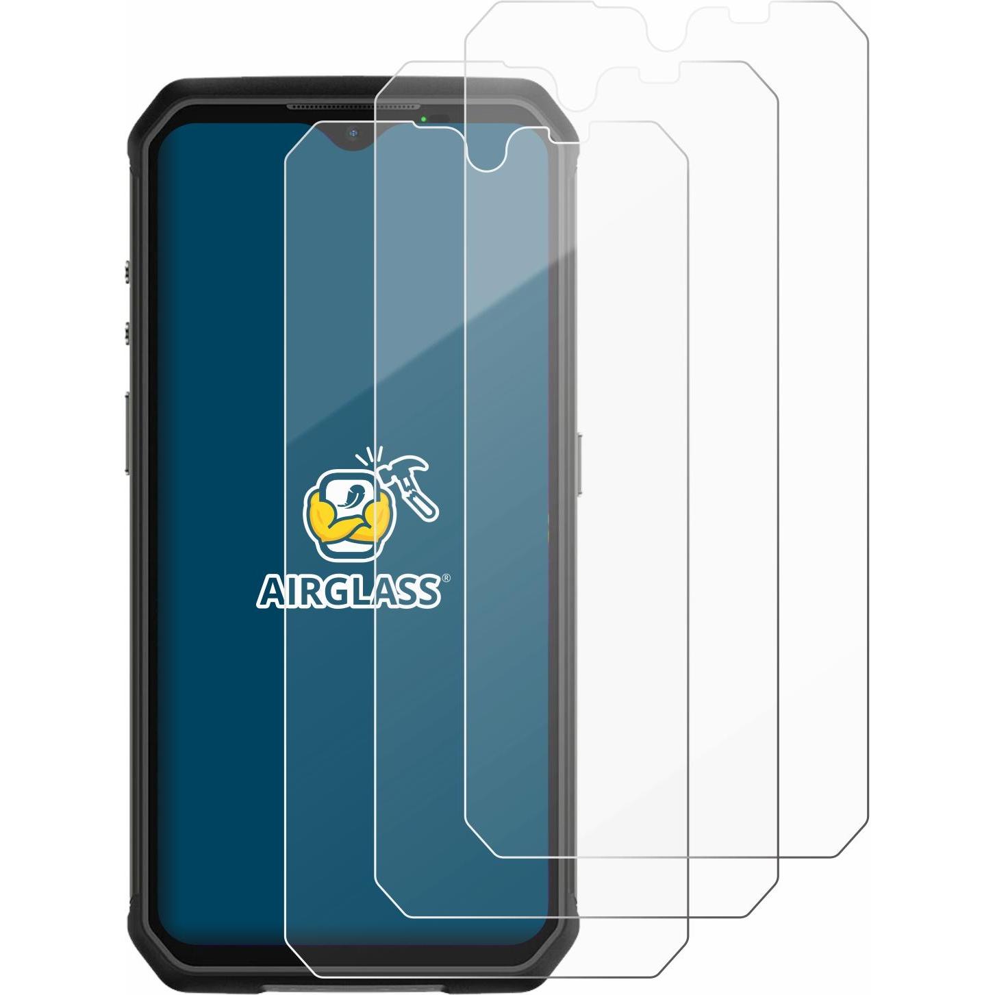 Thumbnail - BROTECT AirGlass Panzerglasfolie (3 Stück, Ulefone Armor 9), Smartphone Schutzfolie, Transparent