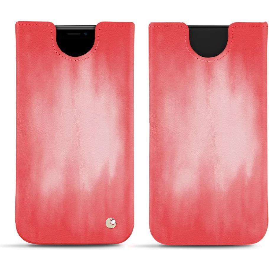 Noreve Lederschutzhülle (Apple iPhone XS Max), Smartphone Hülle, Rosa