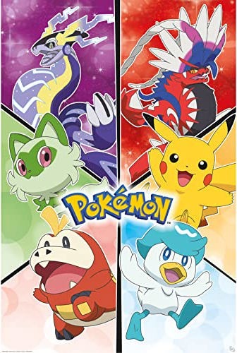 Actual product image GB Eye Pokemon Poster Scarlet & Violet (91.5x61)