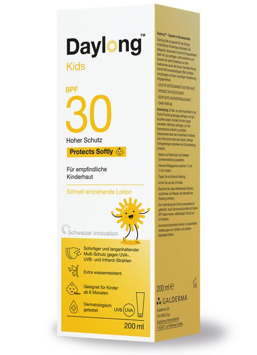 Actual product image Daylong Kids Lotion (Sun lotion, SPF 30, 200 ml, 250 g)