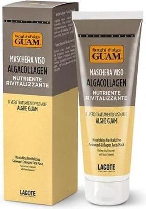Actual product image Guam Nourishing and Revitalizing Algacollagen Face Mask with Black Clay and Algae 75ml - Made i (75 ml)