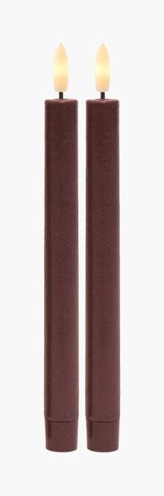 Produktbild Sirius LED-Stabkerzen Set Sille Ø 2 x 25 cm, Bordeaux, 2 Stk. (2 x)