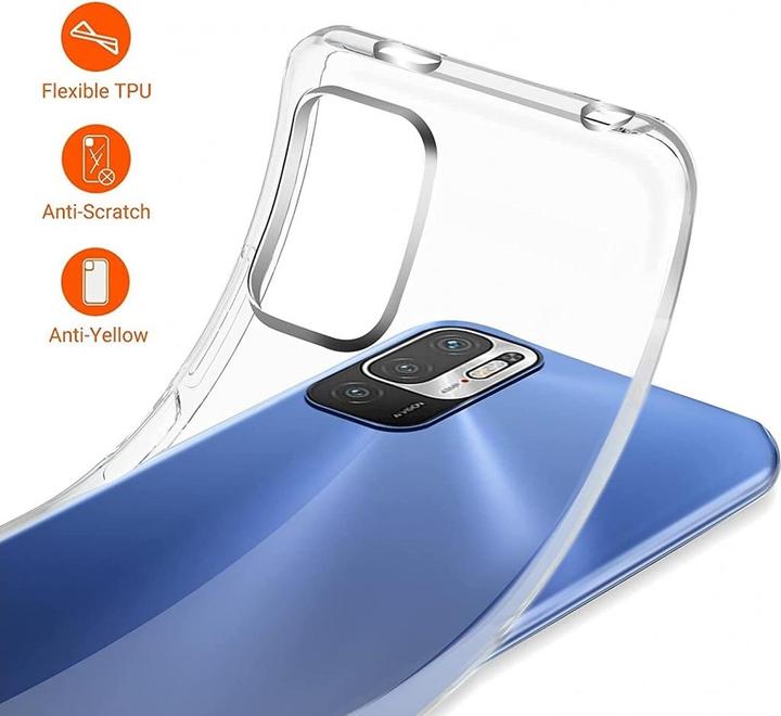 Produktbild Screenguard Xiaomi Redmi Note 10 5G Flexible TPU Clear Case (Xiaomi Redmi Note 10 5G)