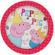 Party Peppa Pig - 6 Biglietti Invito Per Feste