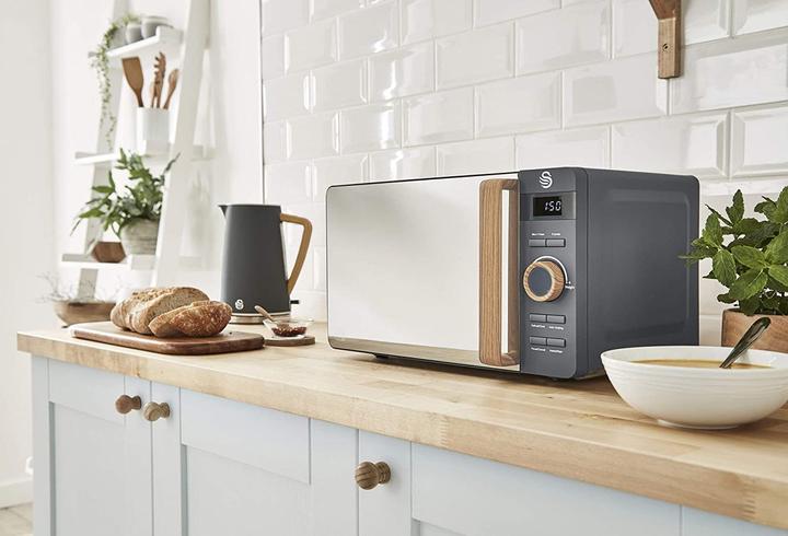 Produktbild Swan Nordic Digital Mikrowelle 20L, Grau (20 l)