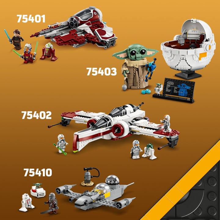 Actual product image LEGO Ahsokas Jedi Interceptor (75401, LEGO Star Wars)