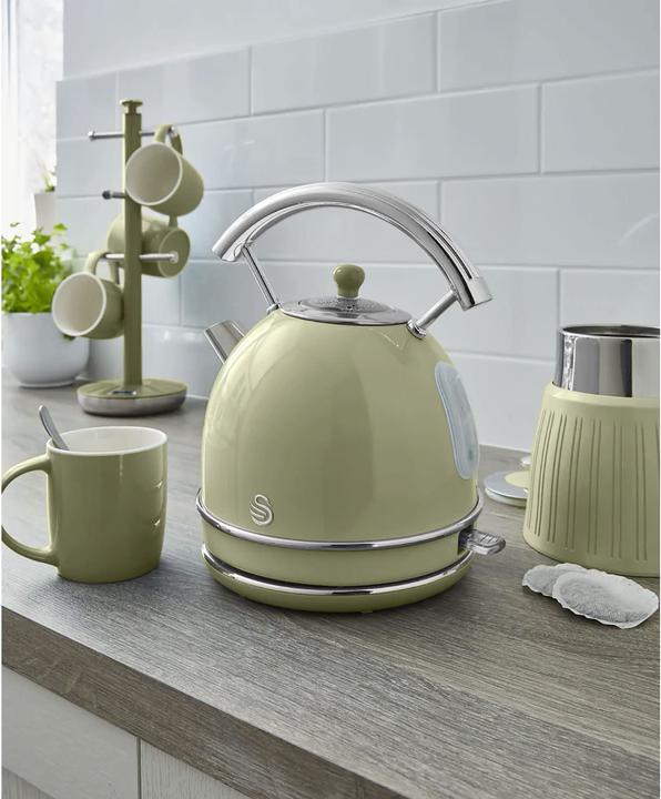 Productafbeelding Swan Retro Set Ontbijtketel Groen (1.80 l)