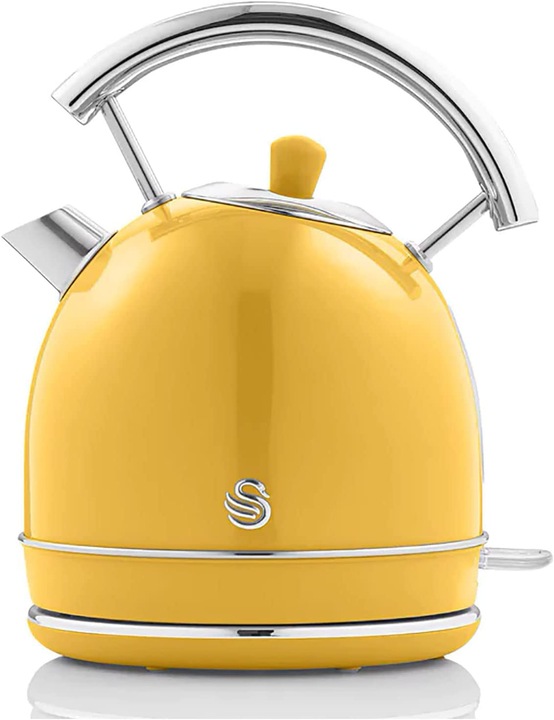 Produktbild Swan Retro Set Fruehstueckswasserkocher Gelb (1.80 l)