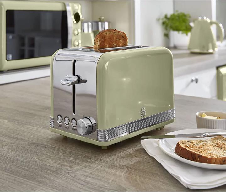 Productafbeelding Swan Retro Set Ontbijtketel Groen (1.80 l)