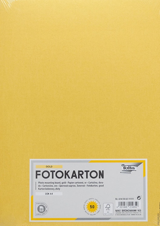 Actual product image Folia Photo cardboard colored format A4 (300 g/m², 1 x)