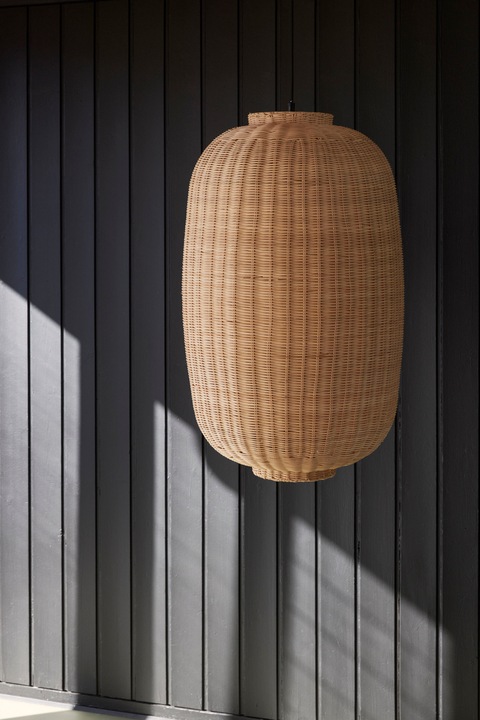 Produktbild Hübsch - Chand Pendant Round Natural (E27)