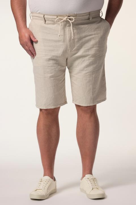 Actual product image Men+ Leinenmix-Bermuda, Relaxed Fit, Elastikbund, bis 72 (70)