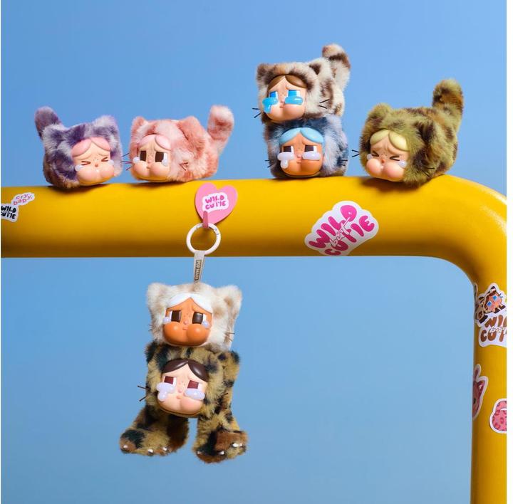 Actual product image Pop Mart Labubu Crybaby Wild but Cutie