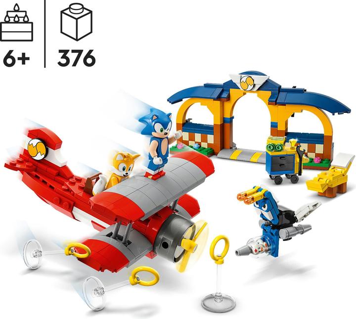 Image du produit LEGO L'avion Tornado de Tails avec atelier (76991, LEGO Sonic)