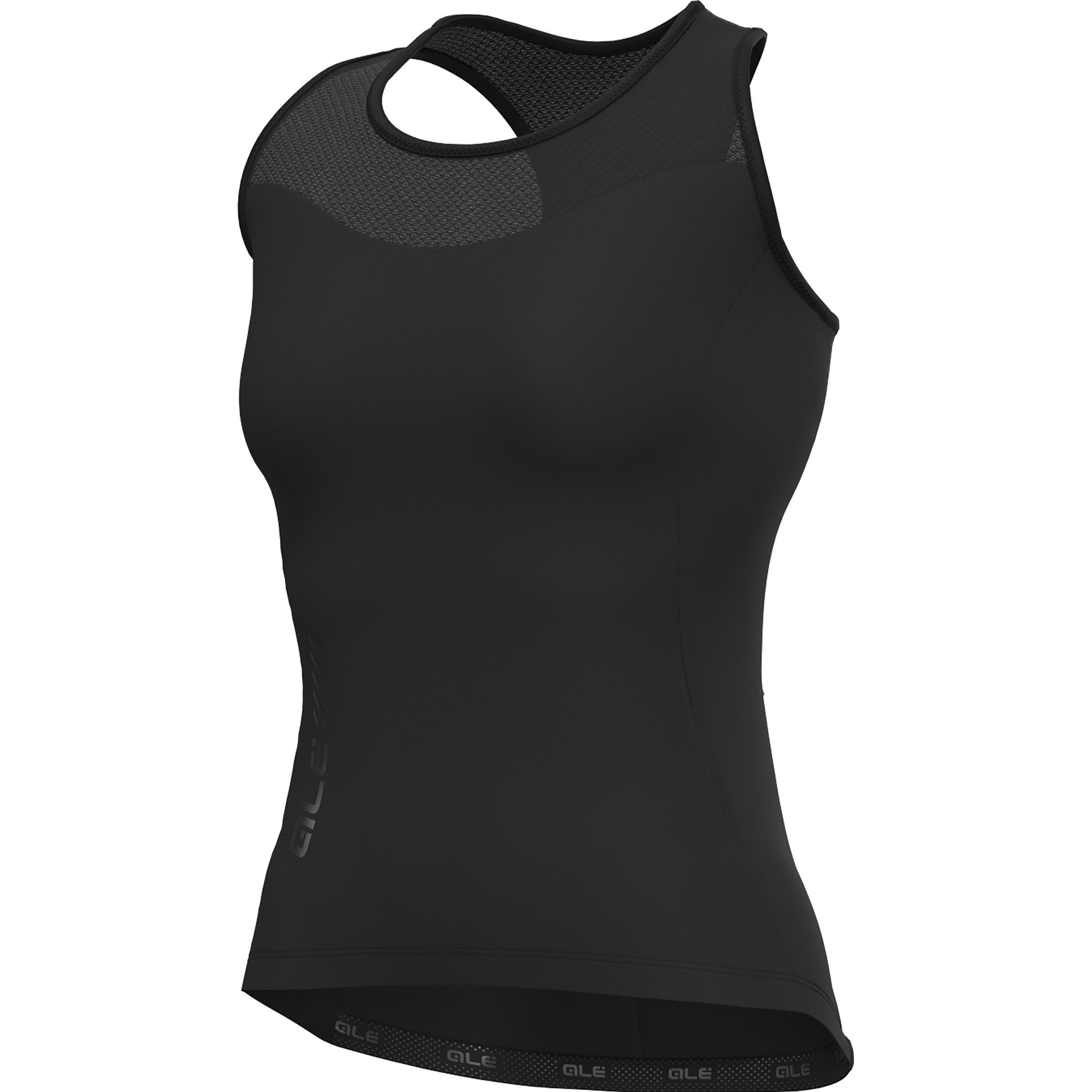 Alé, Damen, Velotrikot, Women's Color Block Tank Top (L), Schwarz, L