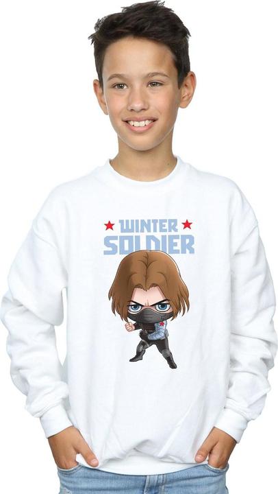 Produktbild Winter Soldier Bucky Toon Sweatshirt Jungen (104)