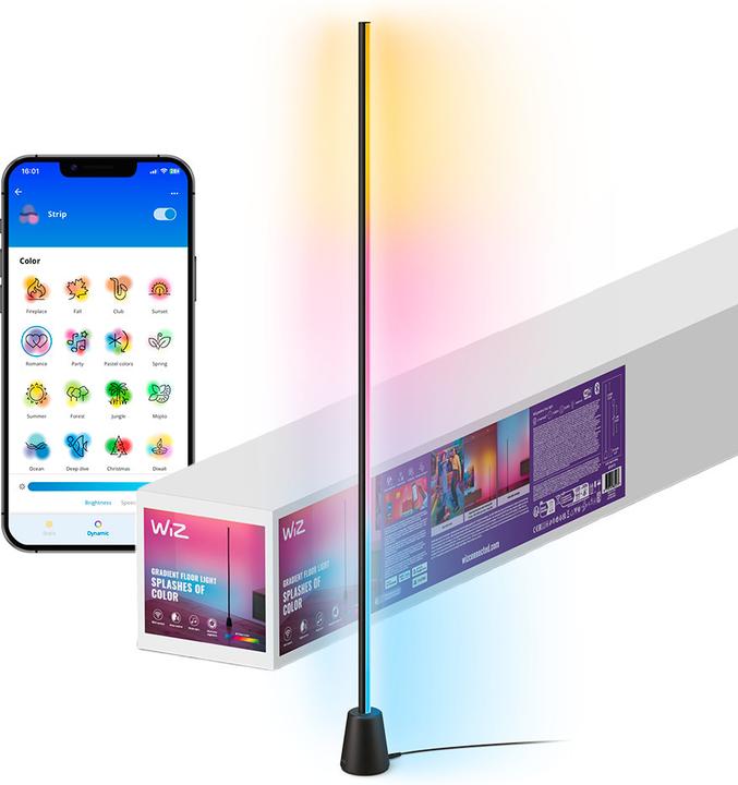 Produktbild WiZ Gradient Stehleuchte RGBIC