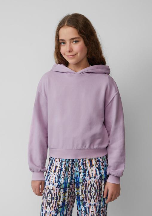 Actual product image S.Oliver Sweatshirt Cropped Oversized Sweatshirt mit Rückenprint und Wascheffekt (146, 152)