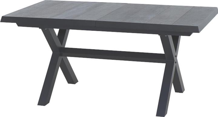 Siena Garden Sincro Ausziehtisch 160/200x90cm matt anthrazit / wood-grey (160 cm)