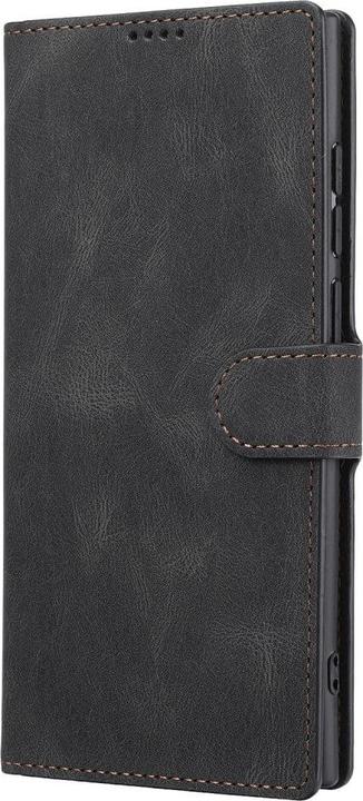 Image du produit Cover-Discount Galaxy S23 Ultra - Étui en cuir noir (Samsung Galaxy S23 Ultra)