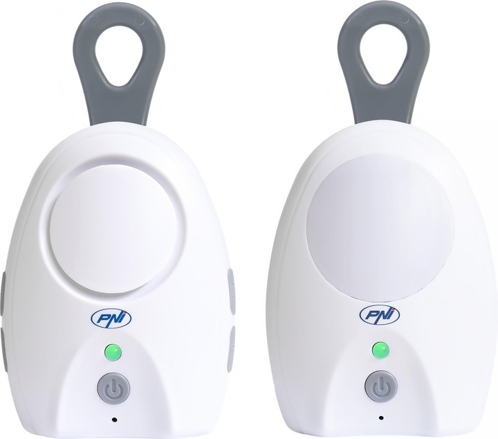 Productafbeelding PNI Audio-babyfoon B5500 PRO draadloos, intercom, met nachtlampje, vox en pagerfunctie (Babyfoon Audio, 100 m)