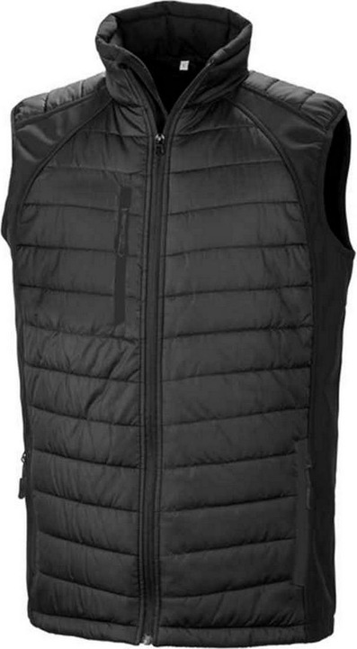 Actual product image Result Unisex Adult Compass Softshell Padded Gilet (3XL)