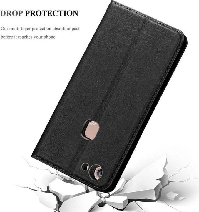 Actual product image Cadorabo Book Invisible Magnet Cover (Vivo Y81i)