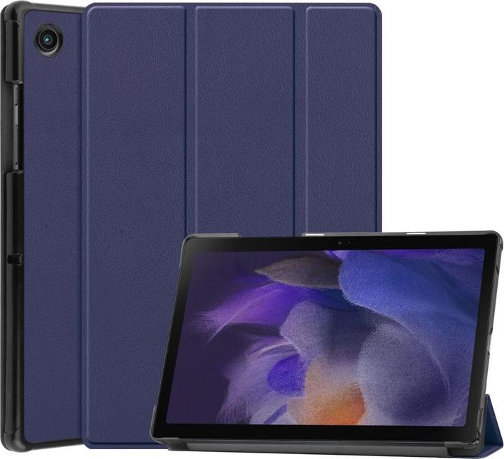 Productafbeelding Cover-Discount Galaxy Tab A8 10.5 - Drievoudige Smart Case donkerblauw (Galaxy Tab A8)