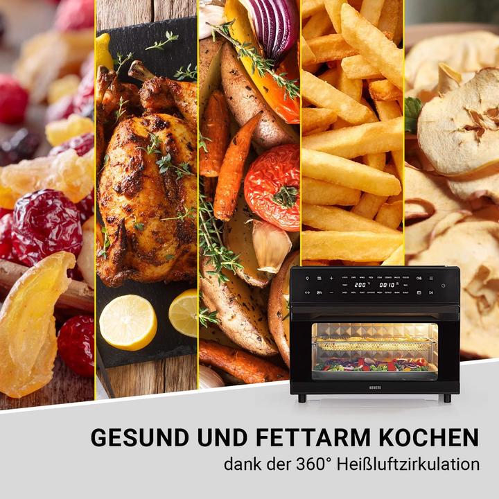 Produktbild N8werk Digitaler Heissluftofen in Midnight Black 30 L