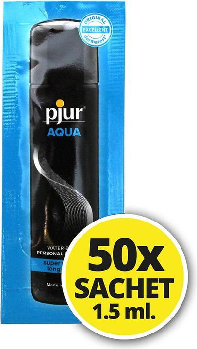 Productafbeelding Pjur Aqua - Gleitgel auf Wasserbasis - 50 Beutel à 1.5 ml (1.50 ml)